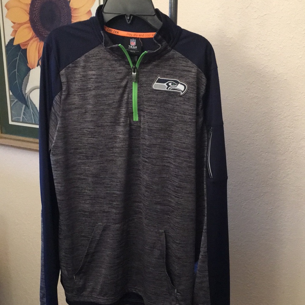 Seattle Seahawks Quarter-Zip Pullover